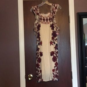 Boho style lined dress new with tags!